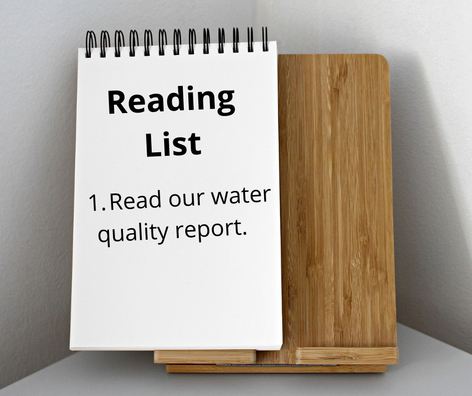 read your water quality report