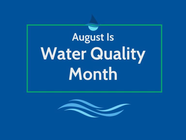 August is National Water Quality Month
